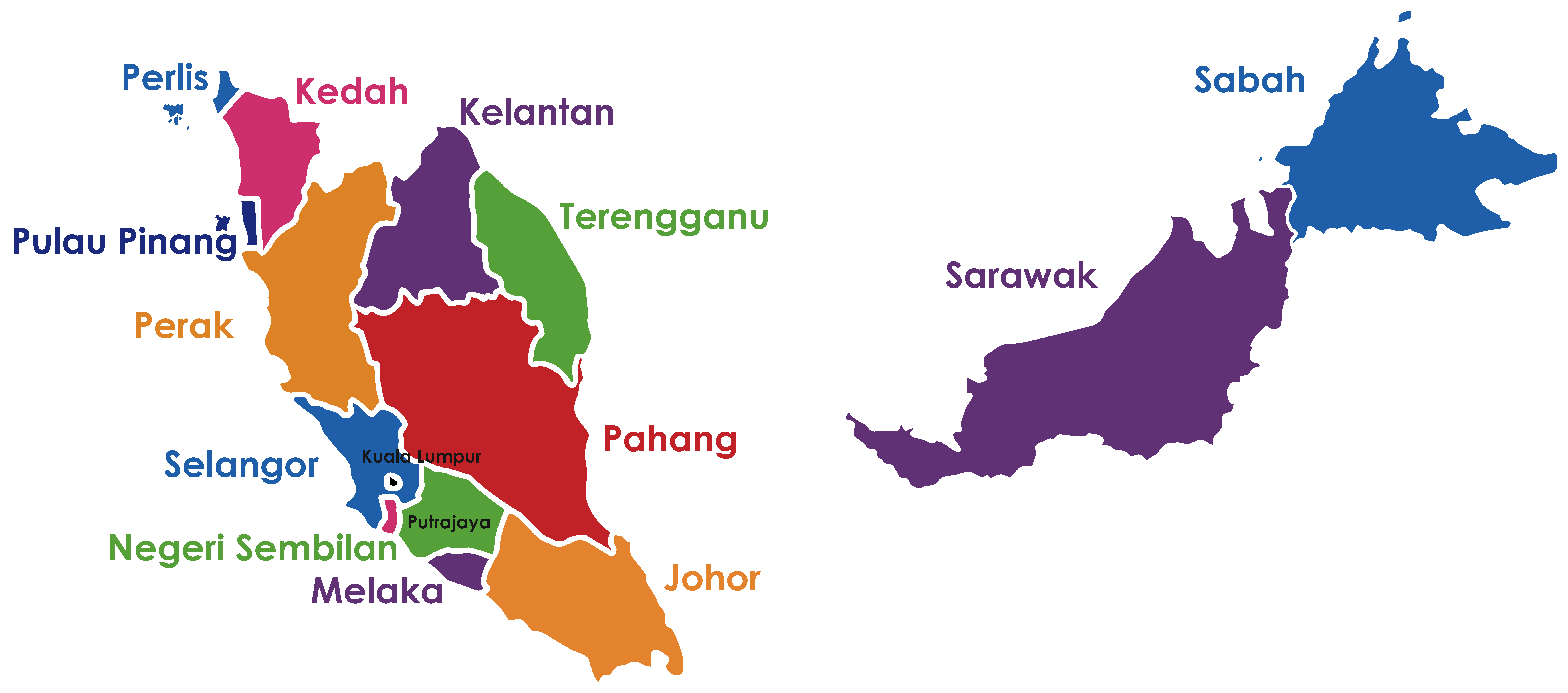 Malaysia Map 01 