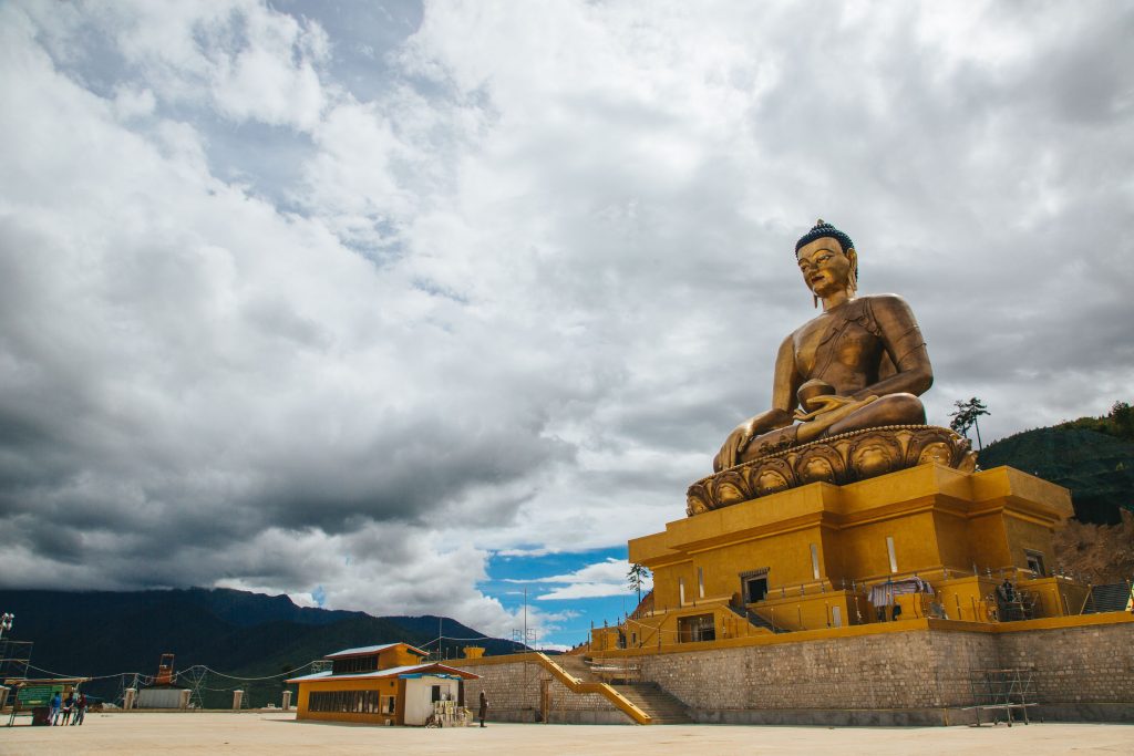 Buddha Dordenma Statue or Big Golden Buddha, in Thimphu, Bhutan