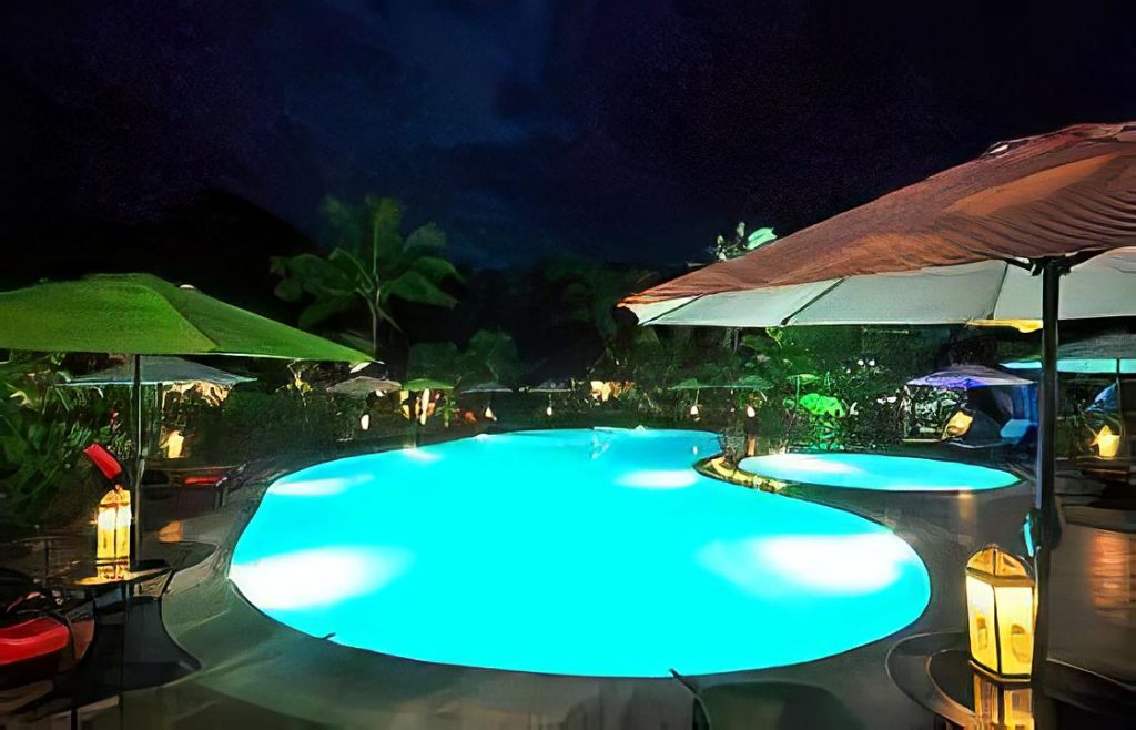 Sari Pacifica Lang Tengah Night Pool View