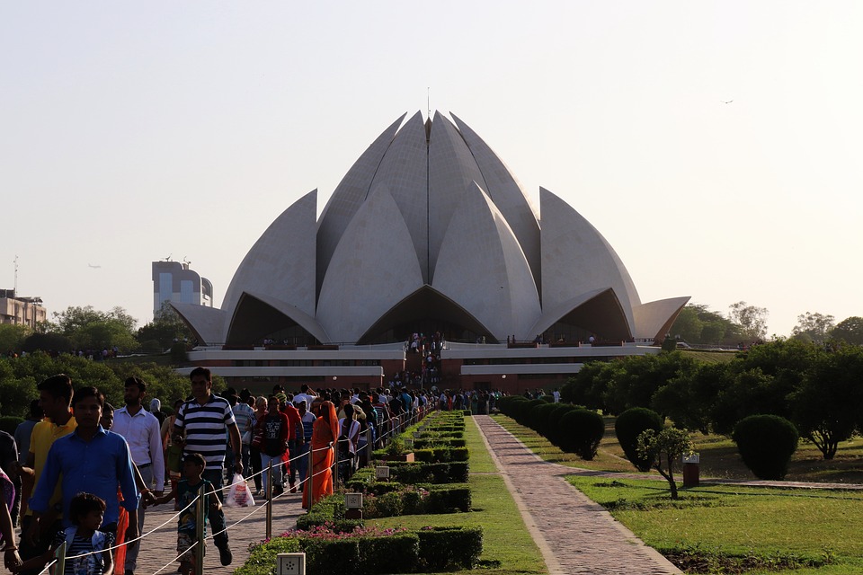 India lotus temple by photos_pixels