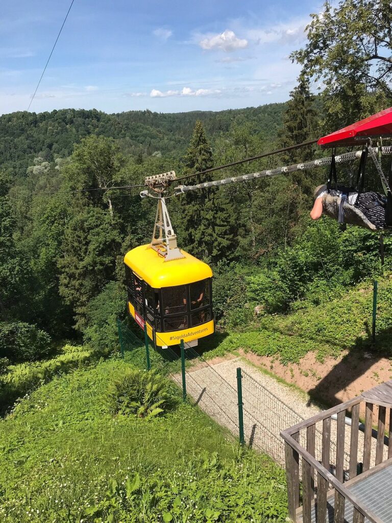 Sigulda city cable car （2）
