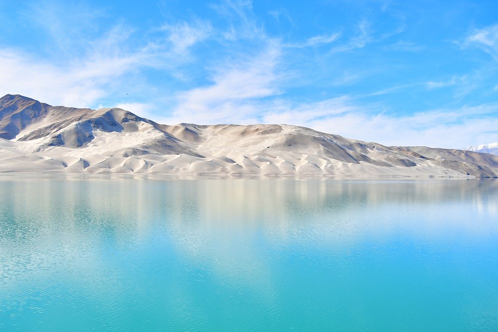 白沙湖北岸